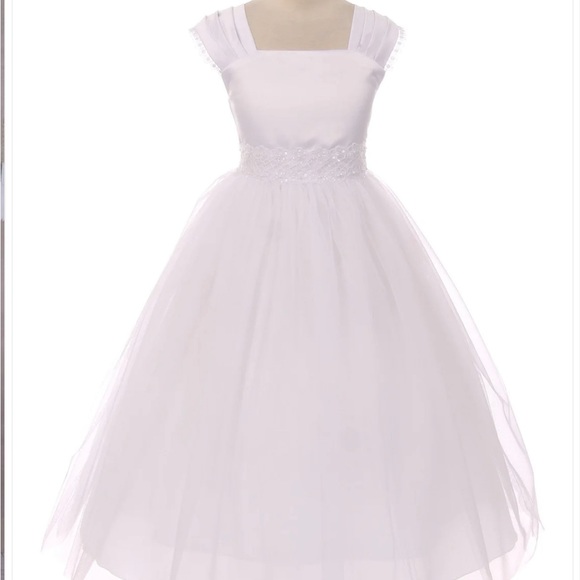 Kid's Dream - Girls Special Occasion Dress - White - Size 15-16 - Picture 2 of 12